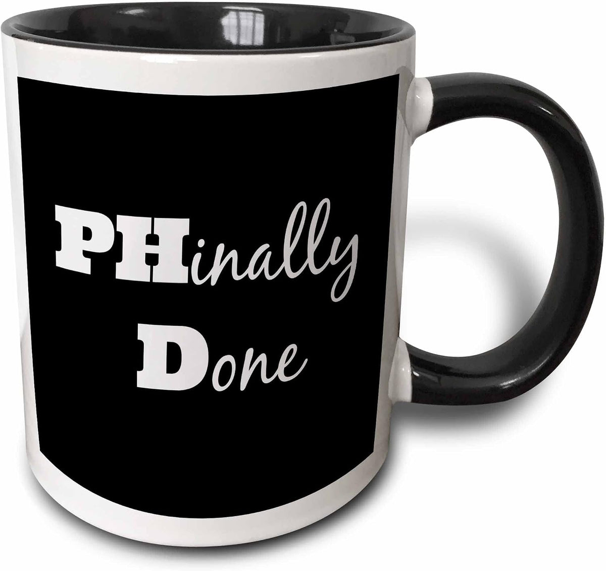 Xander Graduation - Phd, Phinally Ceramic Mug