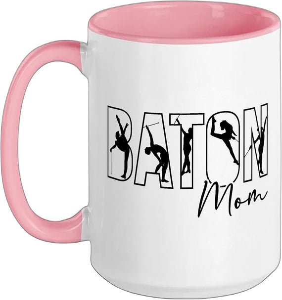 Baton Mom Baton Twirling Mom Baton Twirl Mama Halloween Ceramic Mug