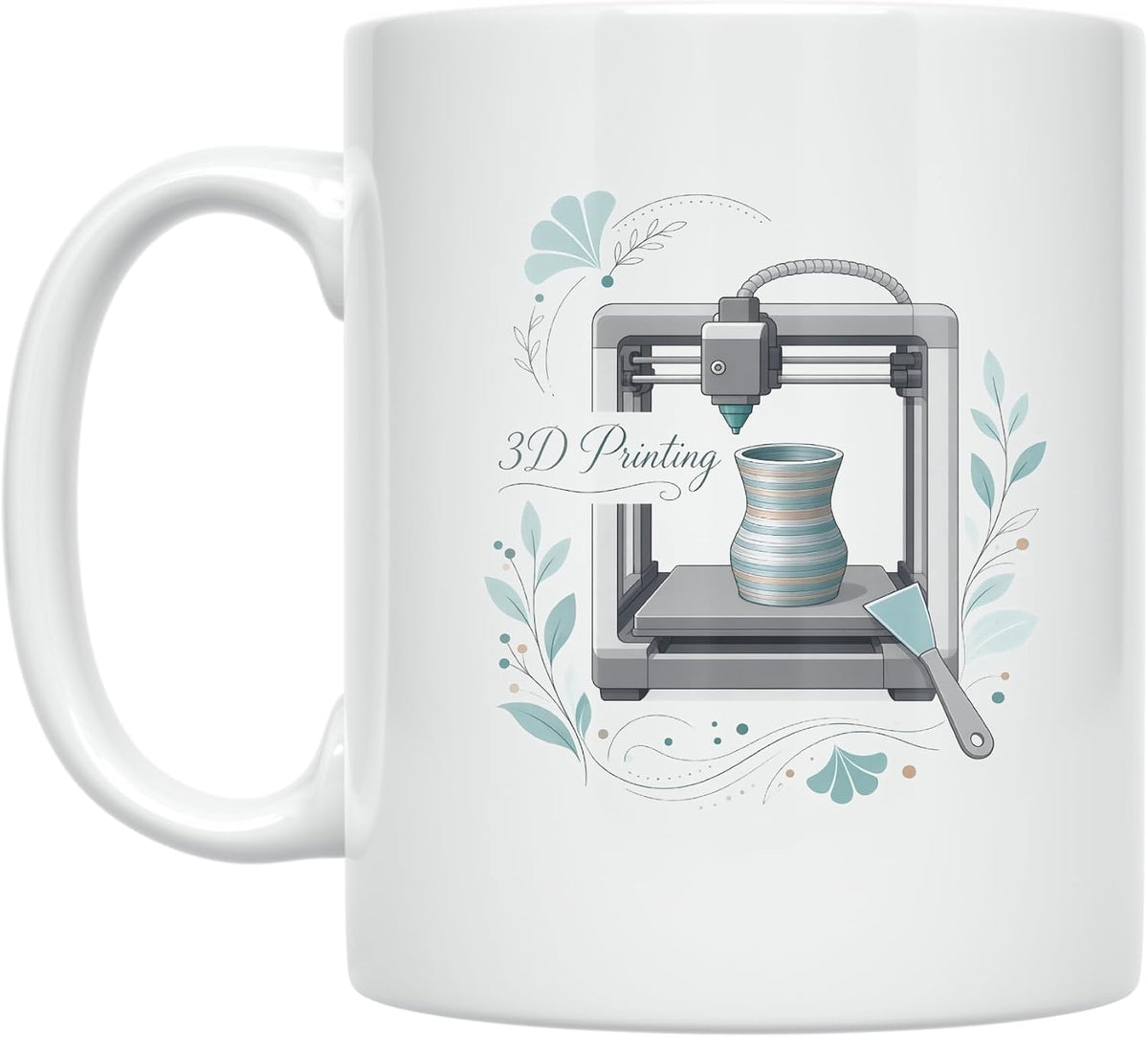 3d Printing Mug - Original Artwork Design - Ceramic Ceramic Mug