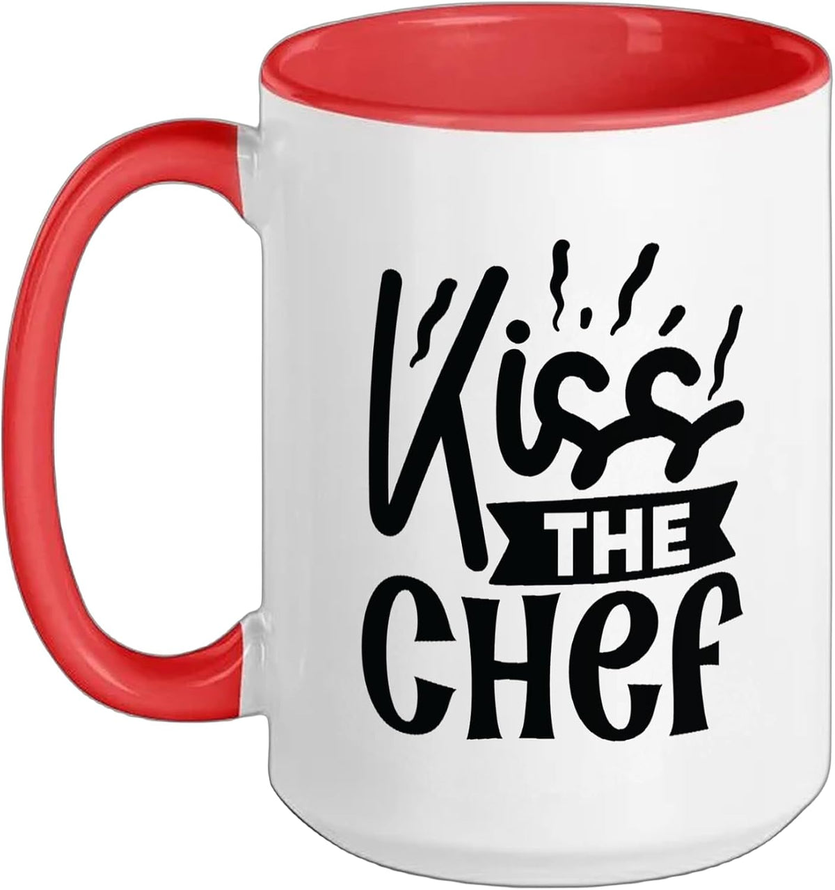 Kiss The Chef Funny Cooking Kitchen Culinary Design Ceramic Mug