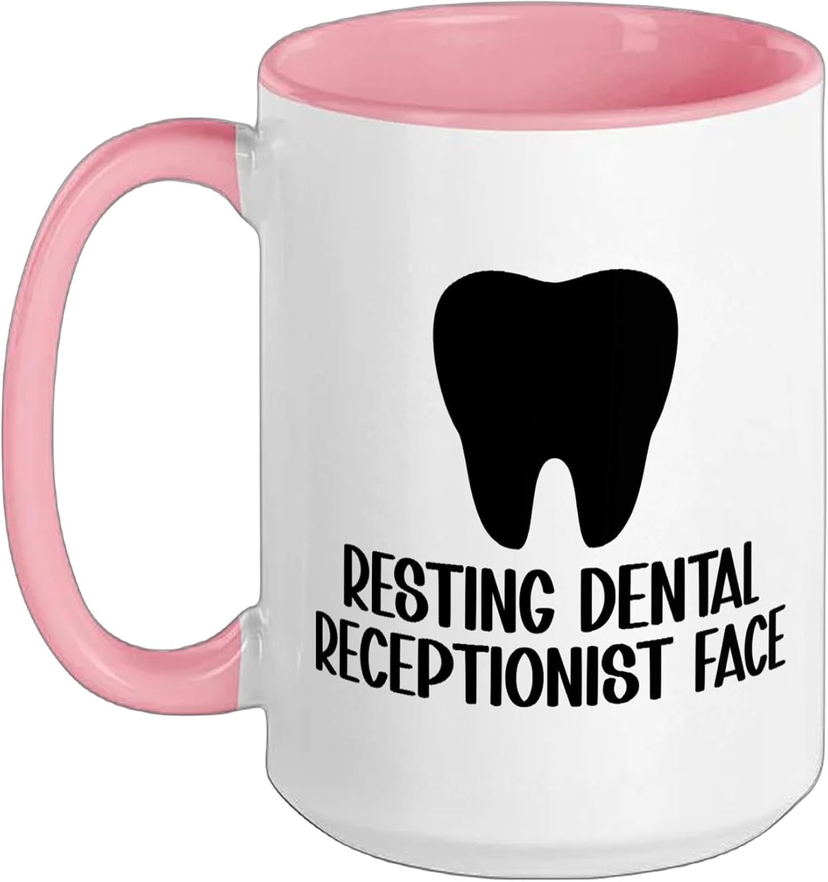 Resting Dental Receptionist Face Dental Receptionists Ceramic Mug