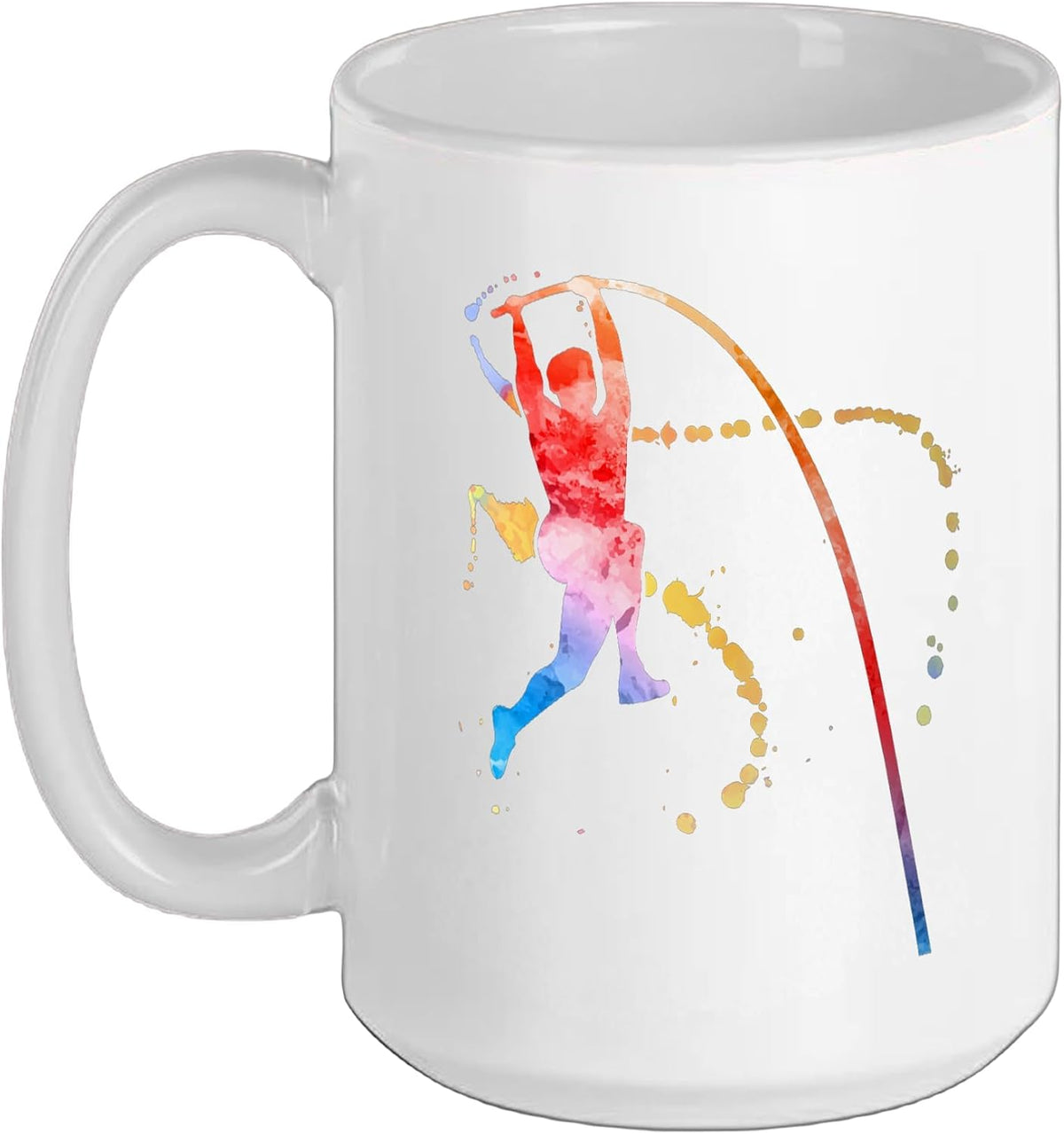 Pole Jumper Pole Vault Pole Vaulting Ceramic Mug