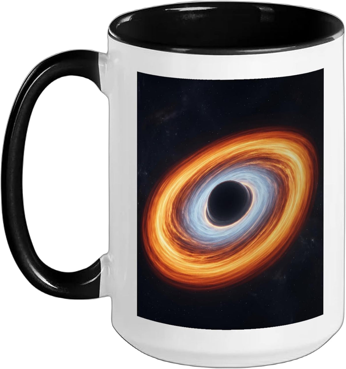 Accretion Disk Black Hole Plasma Astrophysics Concept Ceramic Mug