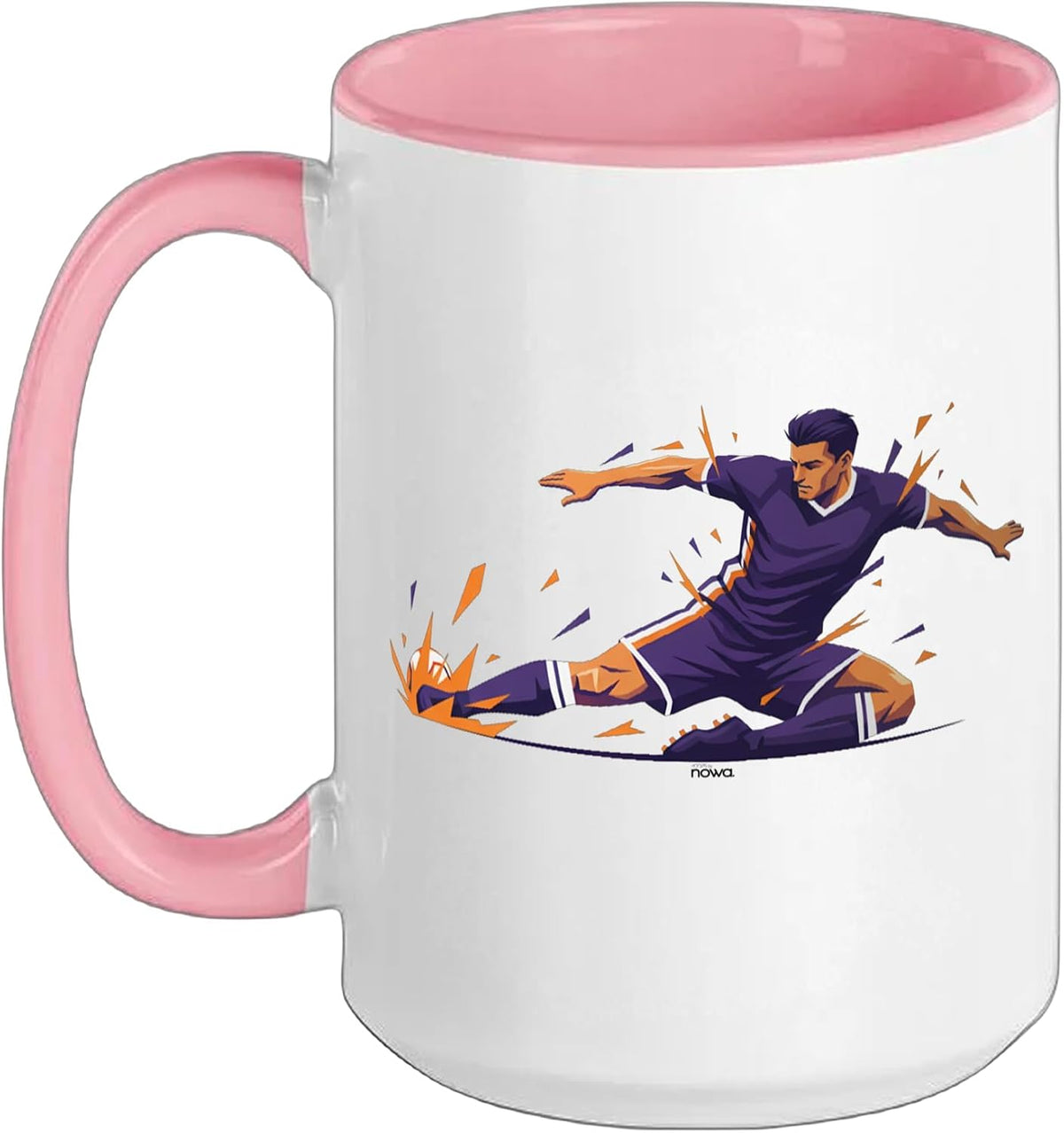 Sliding Tackle To Save And Keep The Football Ceramic Mug