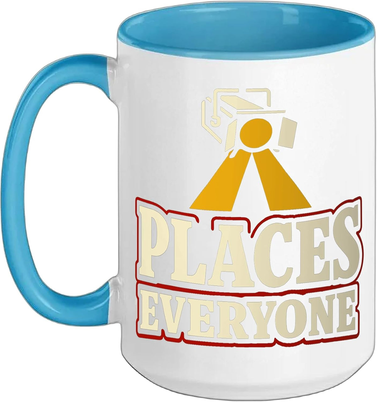 Places Everyone Spotlight Community Theater Stage Ceramic Mug