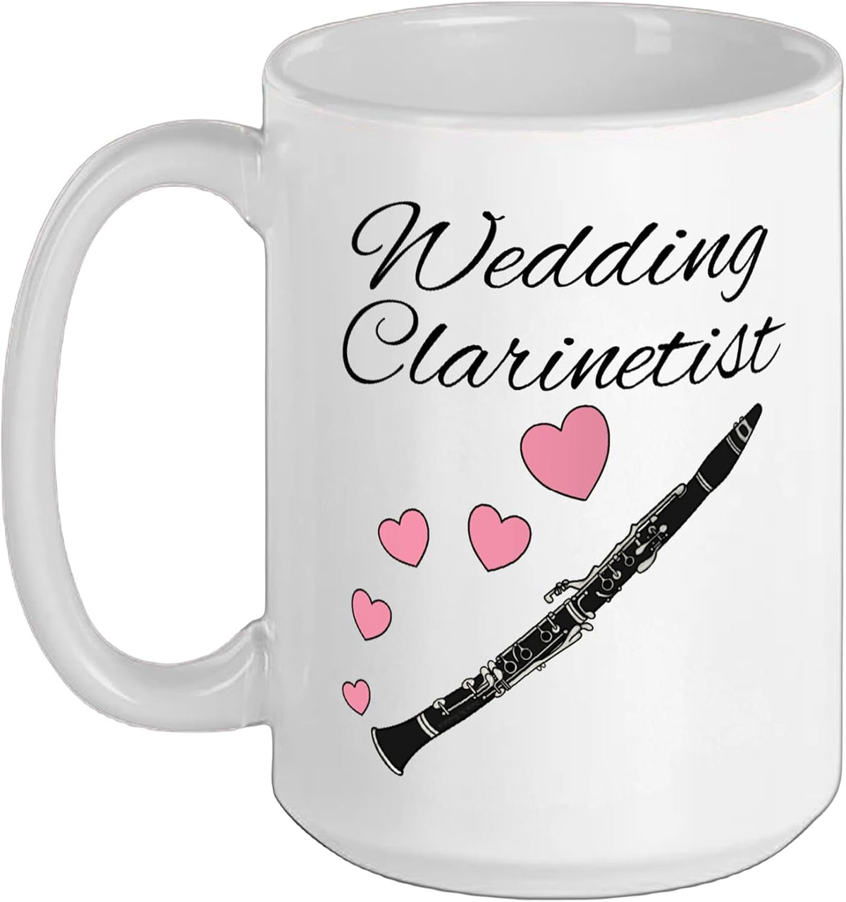Wedding Clarinetist, Clarinet Player Woodwind Musician Ceramic Mug