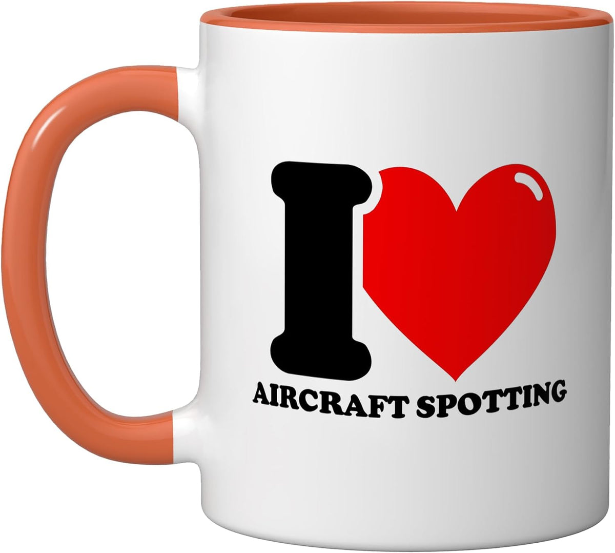 I Love Aircraft Spotting Ceramic Mug