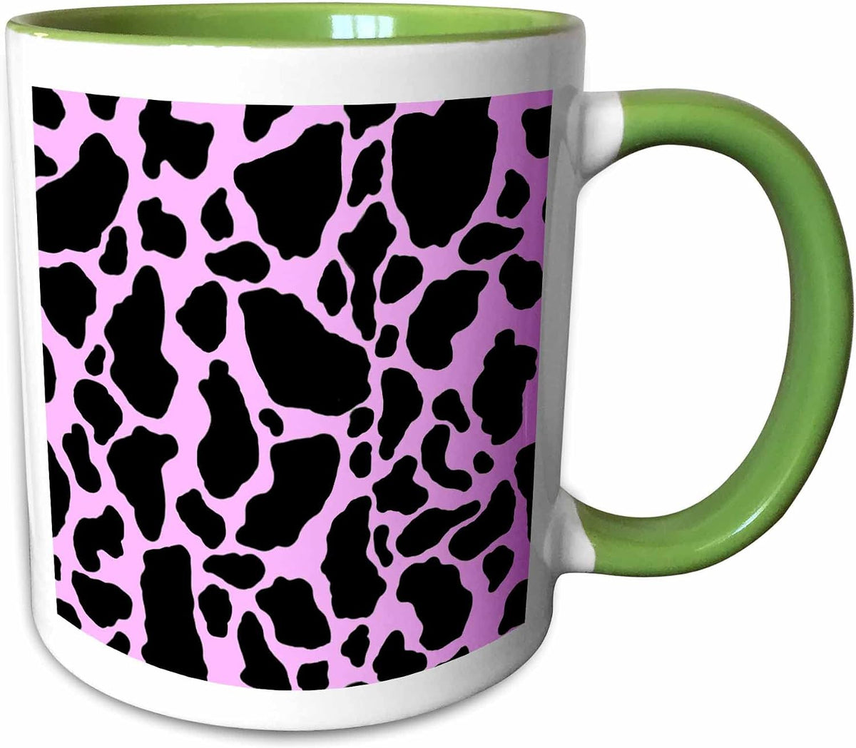 Pink & White Cow Print Designs Ceramic Mug