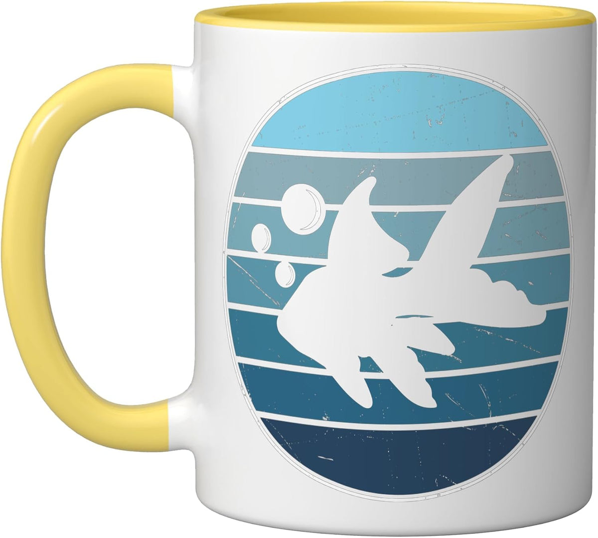 Fish Tank Goldfish Aquarium Retro Aquarist Ceramic Mug