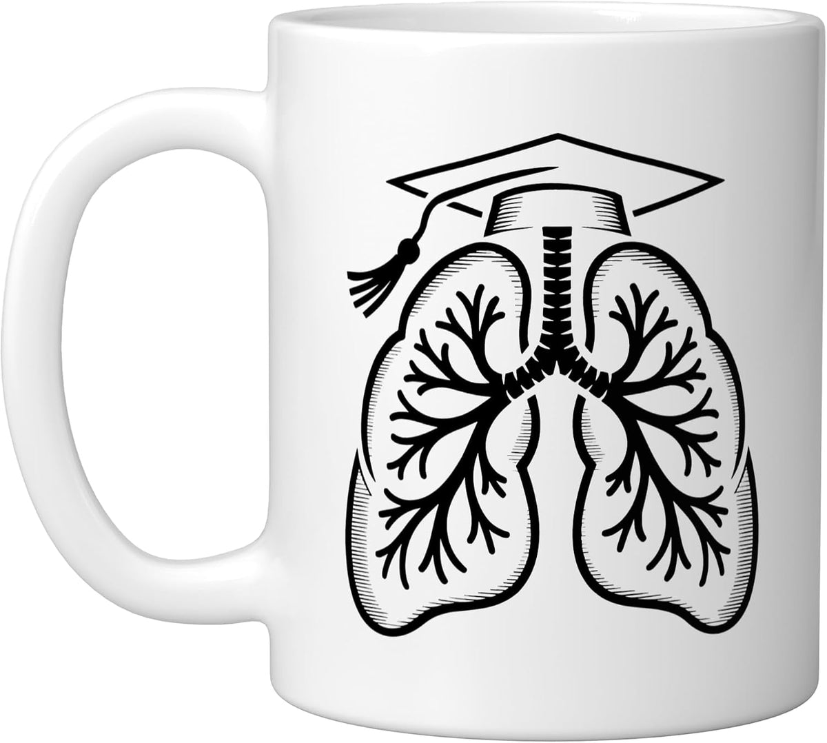 Rrt Registered Respiratory Therapist Credential Badge Ceramic Mug