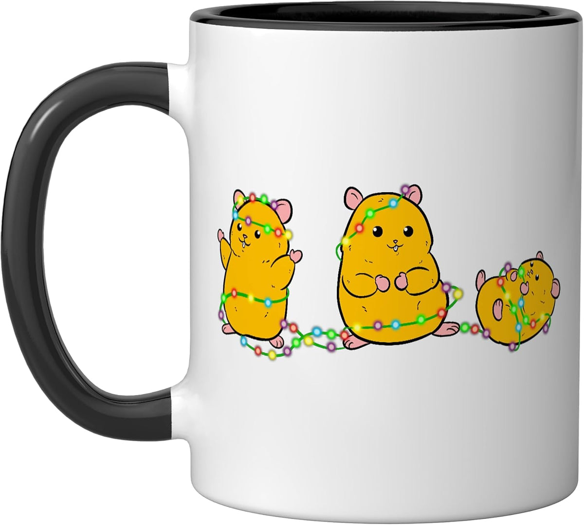Christmas Hamster Ceramic Mug