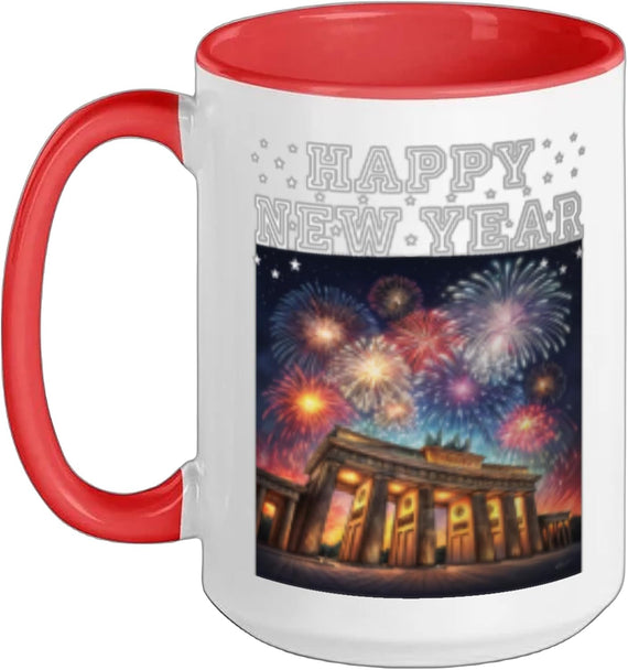 Fireworks New Year Ceramic Mug