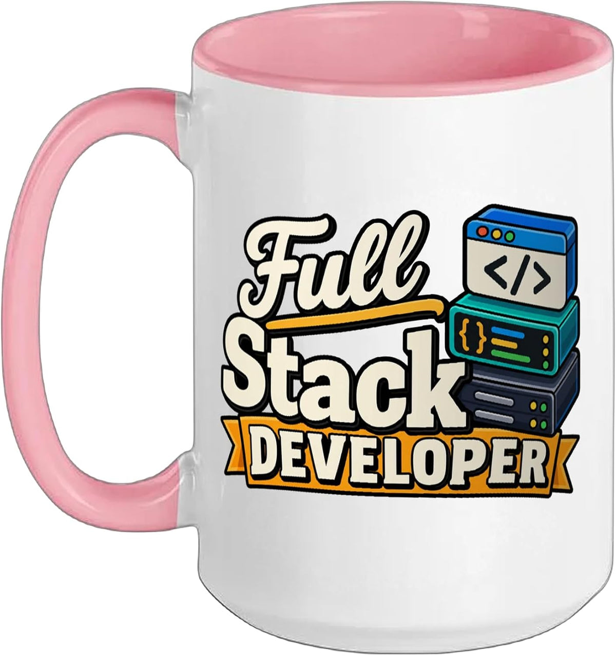 Full Stack Developer Funny Coder Programmer Coding Ceramic Mug