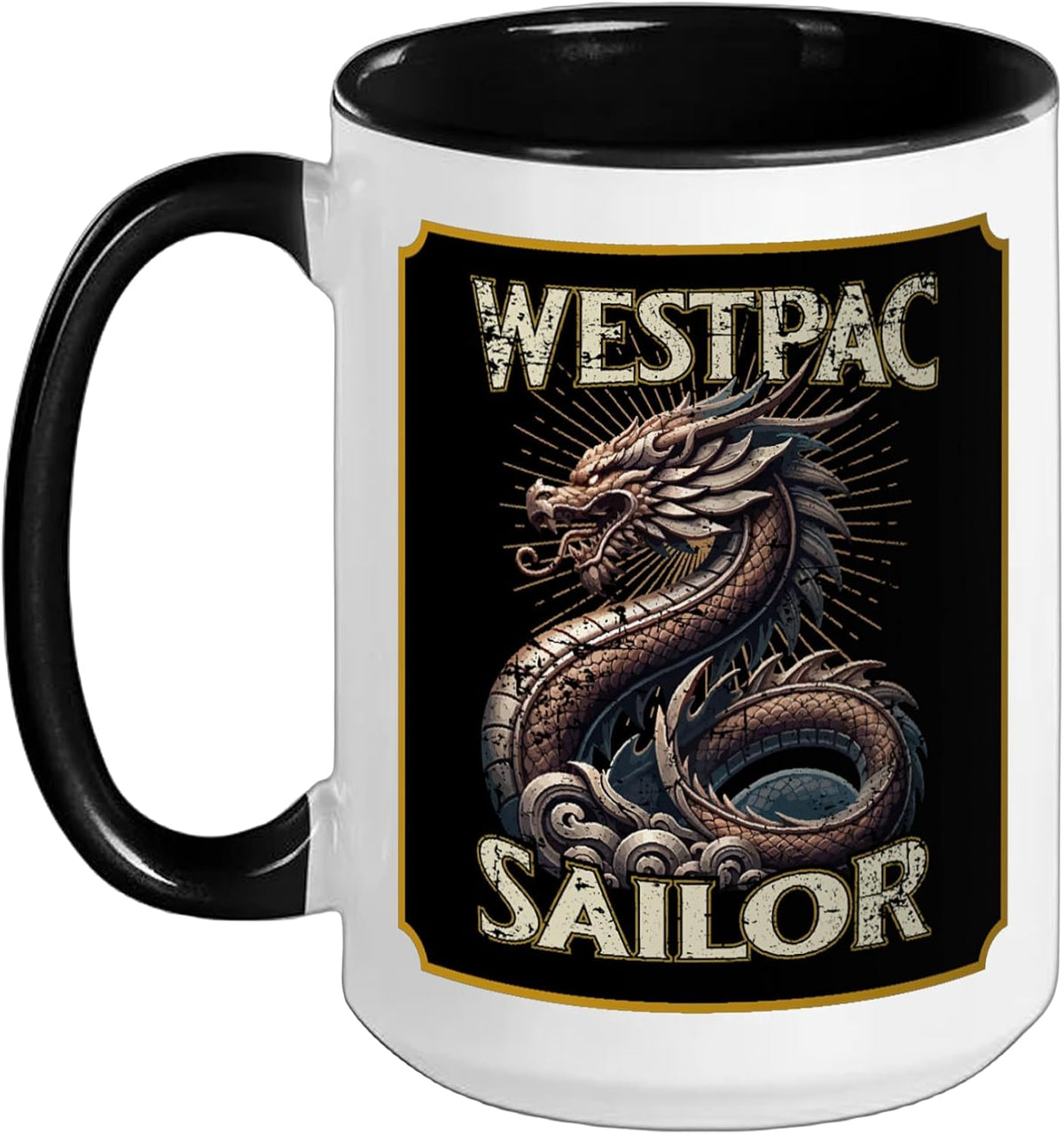 Westpac Sailor Dragon For Western Pacific Deployment Ceramic Mug