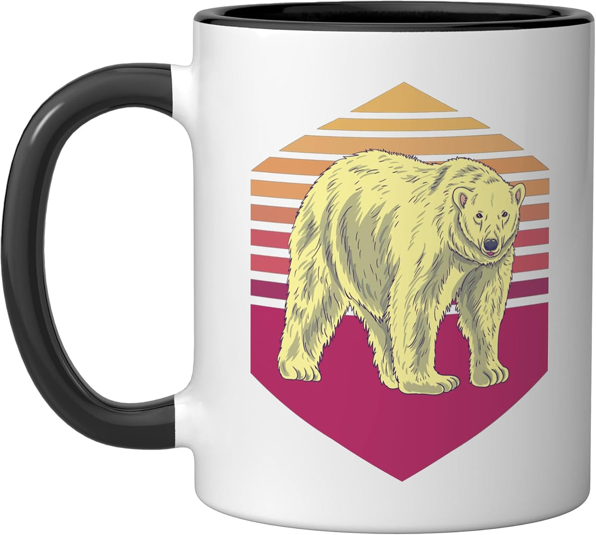 Polar Bear Vintage Ceramic Mug