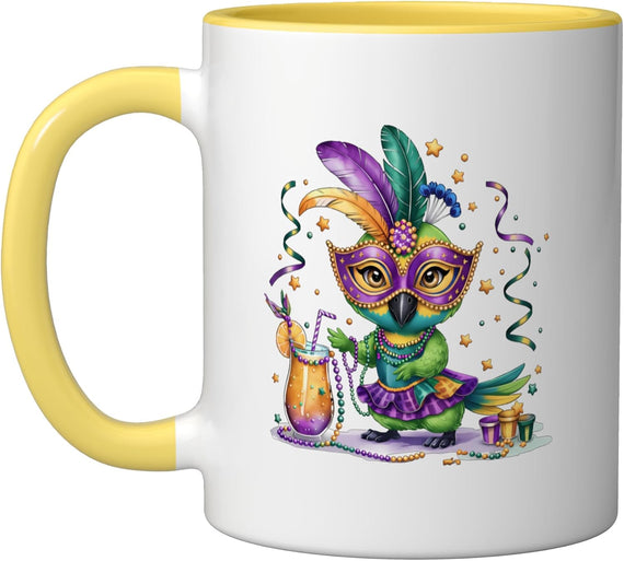 Mardi Gras Costume Carnival New Orleans Ceramic Mug