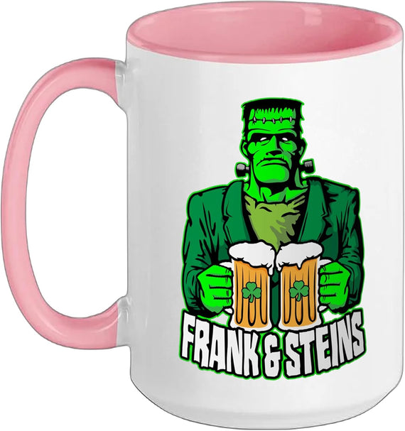 Frank And Steins Frankenstein Shamrock Beer Ceramic Mug