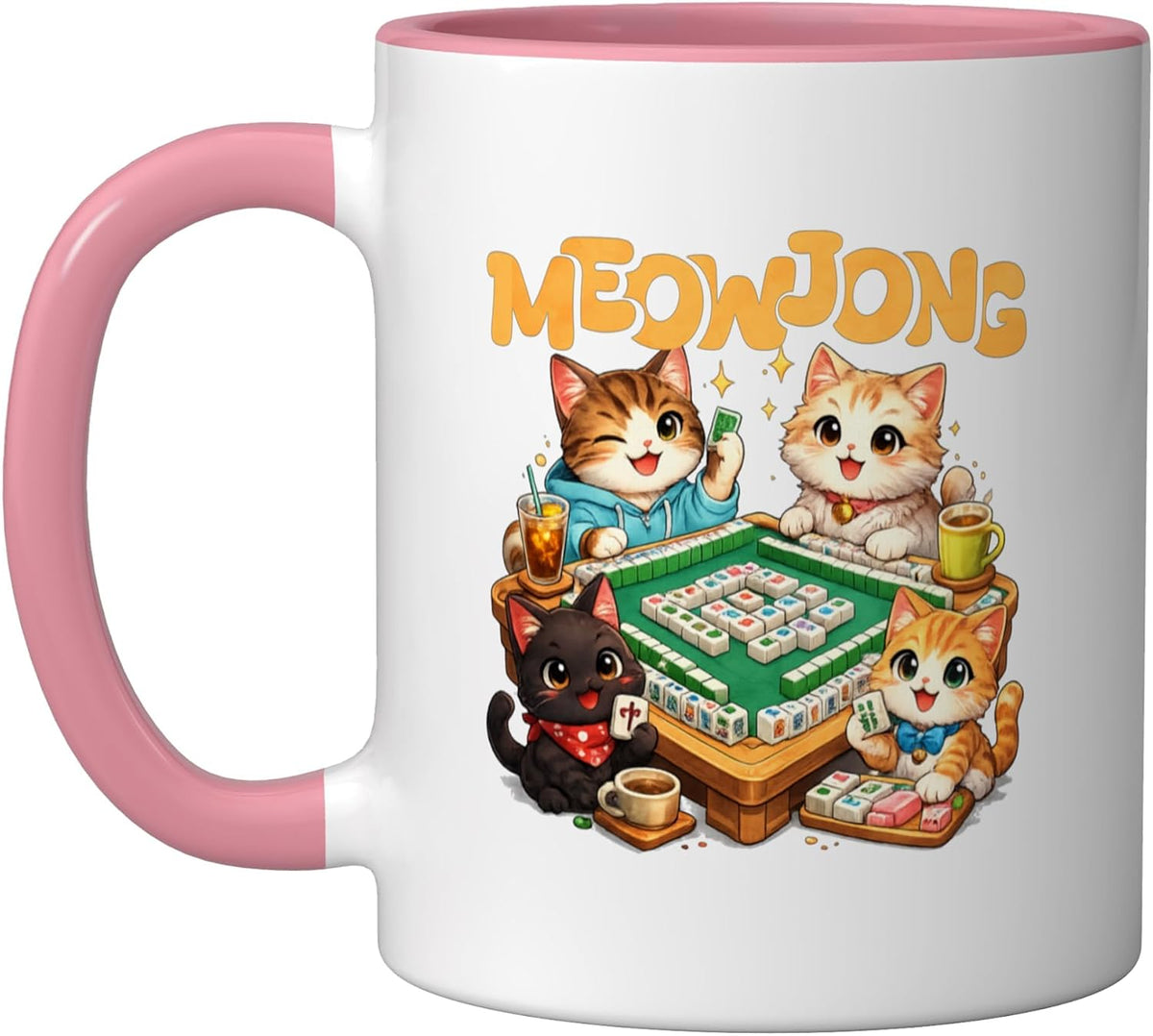 Meowjong Cat Mahjong Ceramic Mug