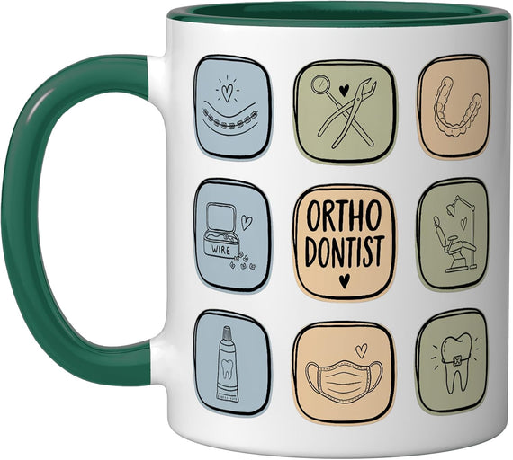 Orthodontist Orthodontists Orthodontia Braces Doctor Ceramic Mug