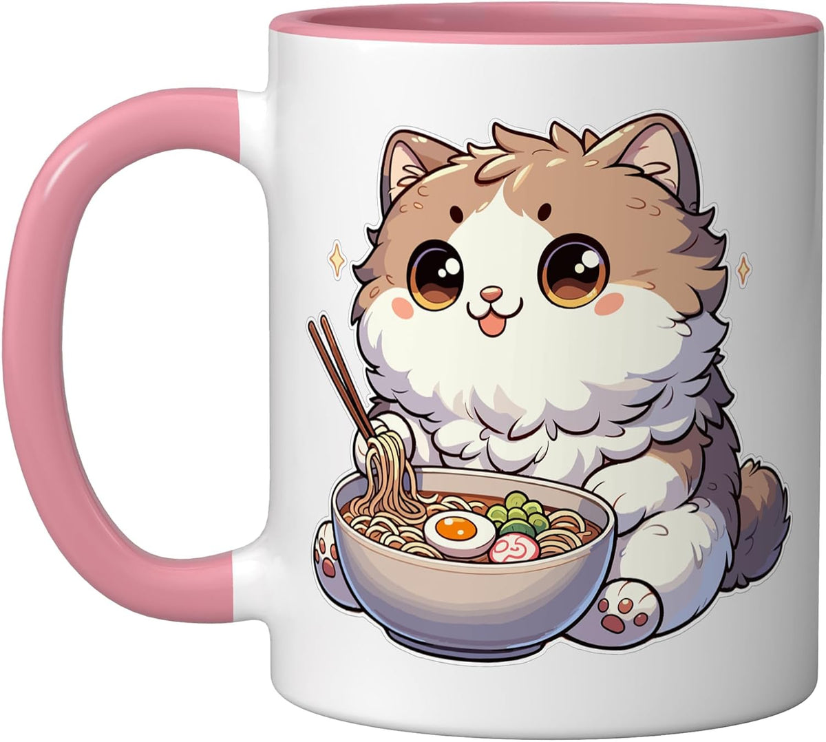 Ramen Cat Kawaii Anime Japanese Kawaii Anime Neko Ceramic Mug