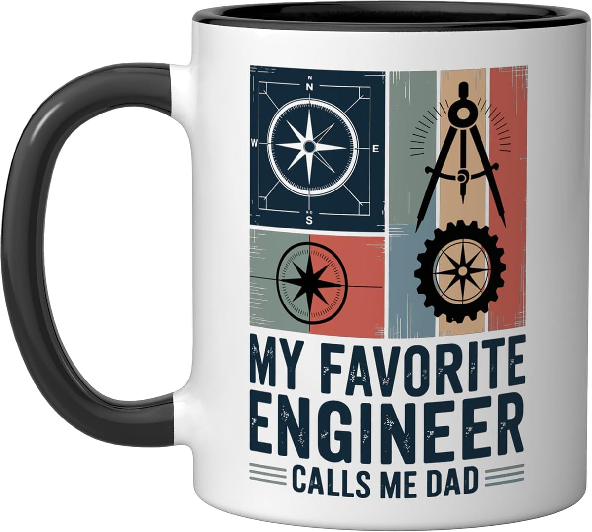 My Favorite Engineer Calls Me Dad Proud Father Ceramic Mug