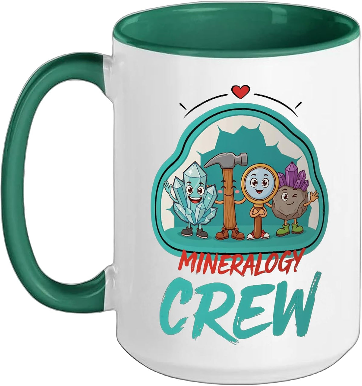 Mineralogy Mineral Collecting Gem Hunting Mineralogist Ceramic Mug