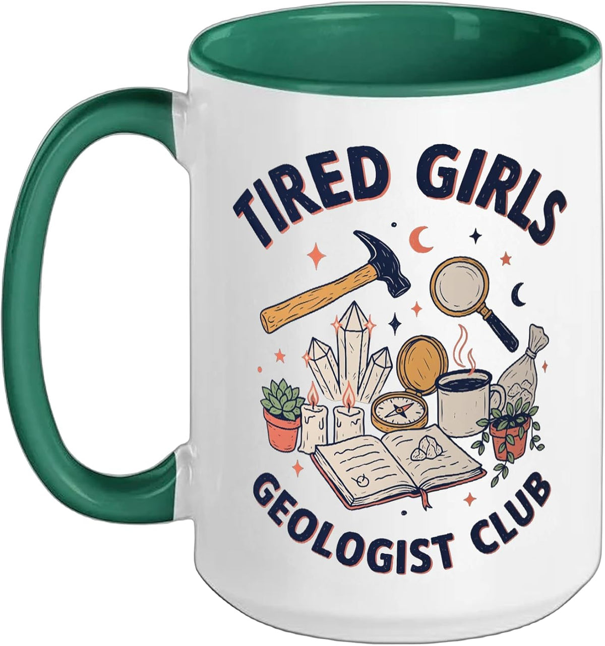Geologist Geology Female Geoscientist Club Ceramic Mug
