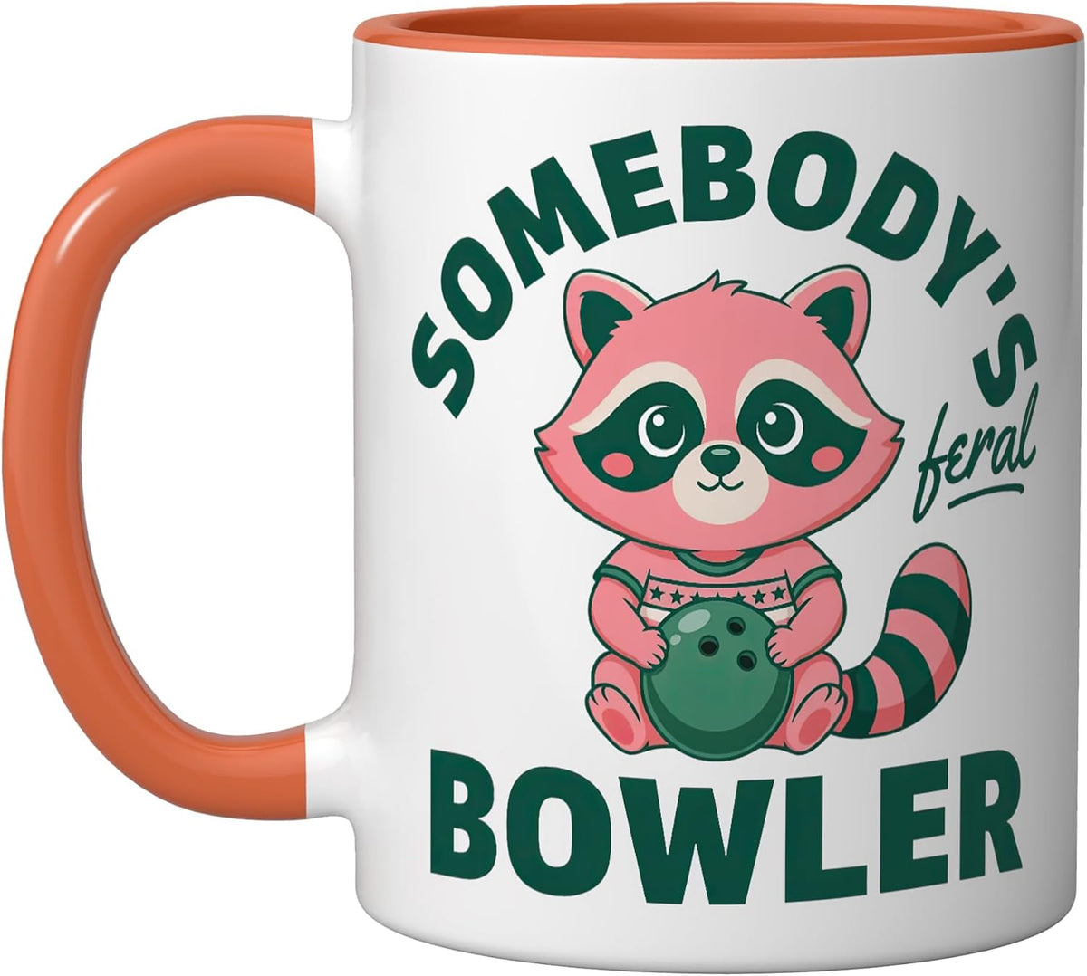 Bowling Sport Bowler Feral Ceramic Mug