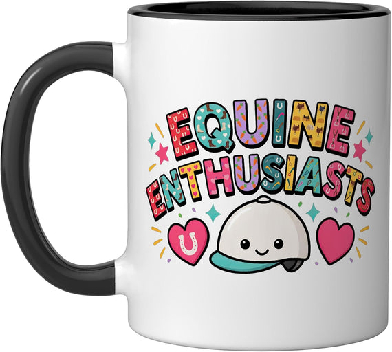 Equine Enthusiast Equestrian Horseback Rider Ceramic Mug
