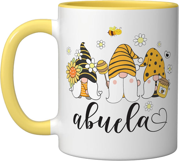 Abuela Spanish Grandma Cute Gnomes Ceramic Mug
