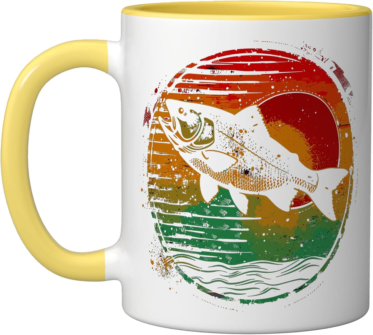 Fishing Vintage Look Ceramic Mug