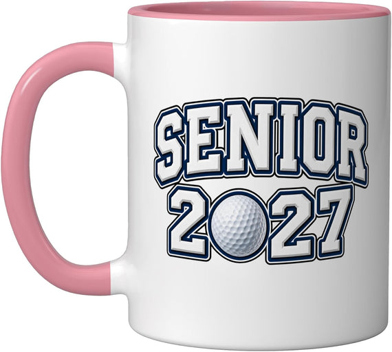 Senior 2027 Golf Graduation Design Class Of 2027 Ceramic Mug