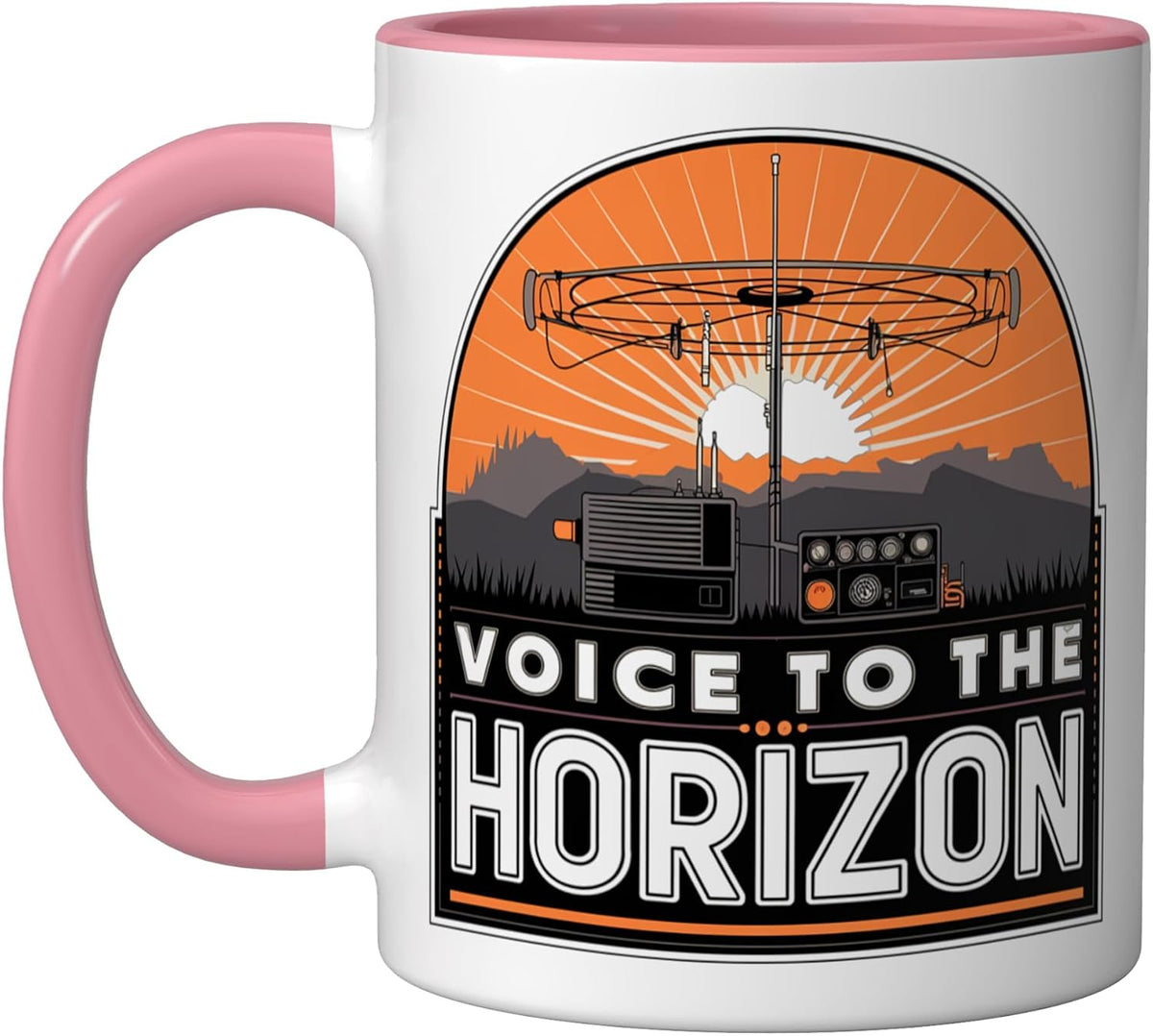 Voice To The Horizon Ham Radio Amateur Radio Ceramic Mug