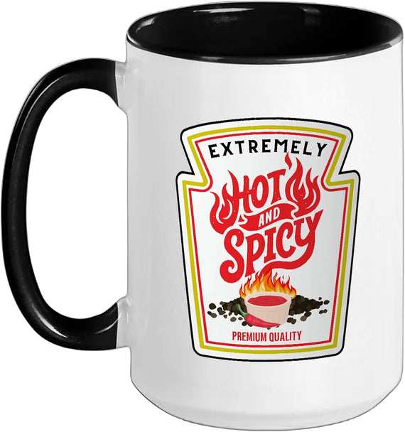 Extremely Hot and Spicy Sauce Diy Halloween Group Costume Ceramic Mug