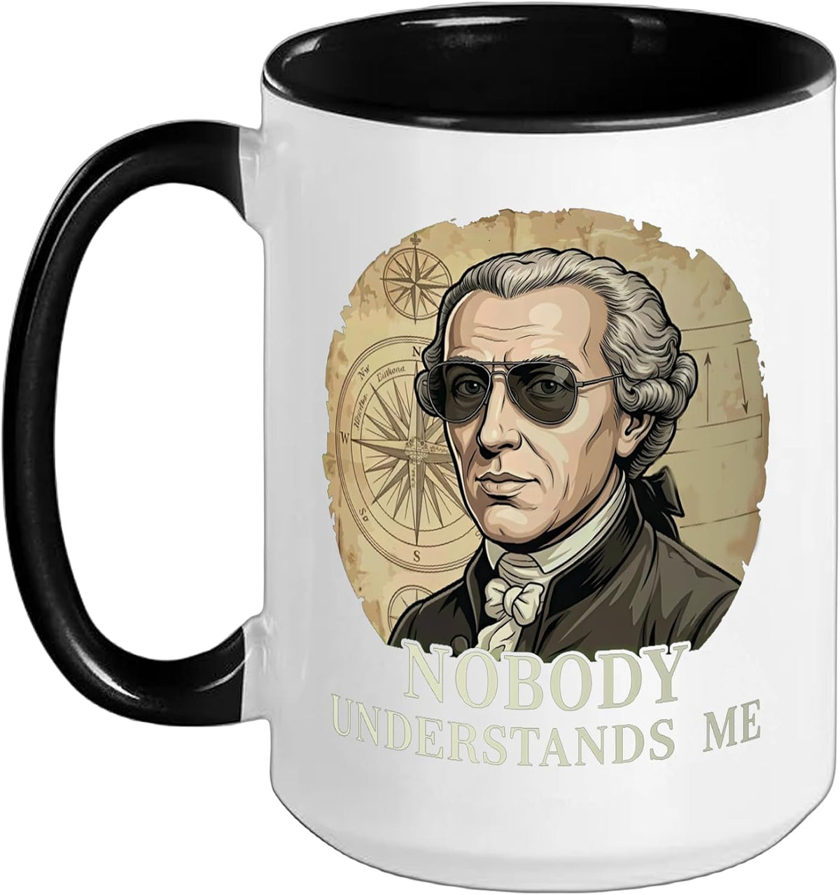 Nobody Understands Me Funny Philosophy Kant Ceramic Mug