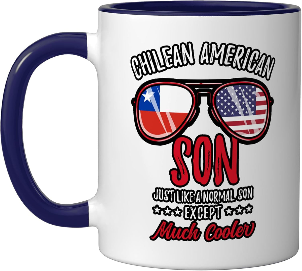 Cool Chilean American Son Family Funny Ceramic Mug