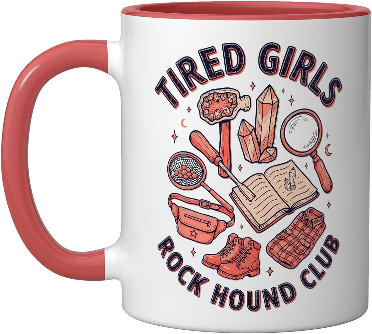 Rock Hounding Mineral Collecting Lapidary Art Stone Geode Ceramic Mug