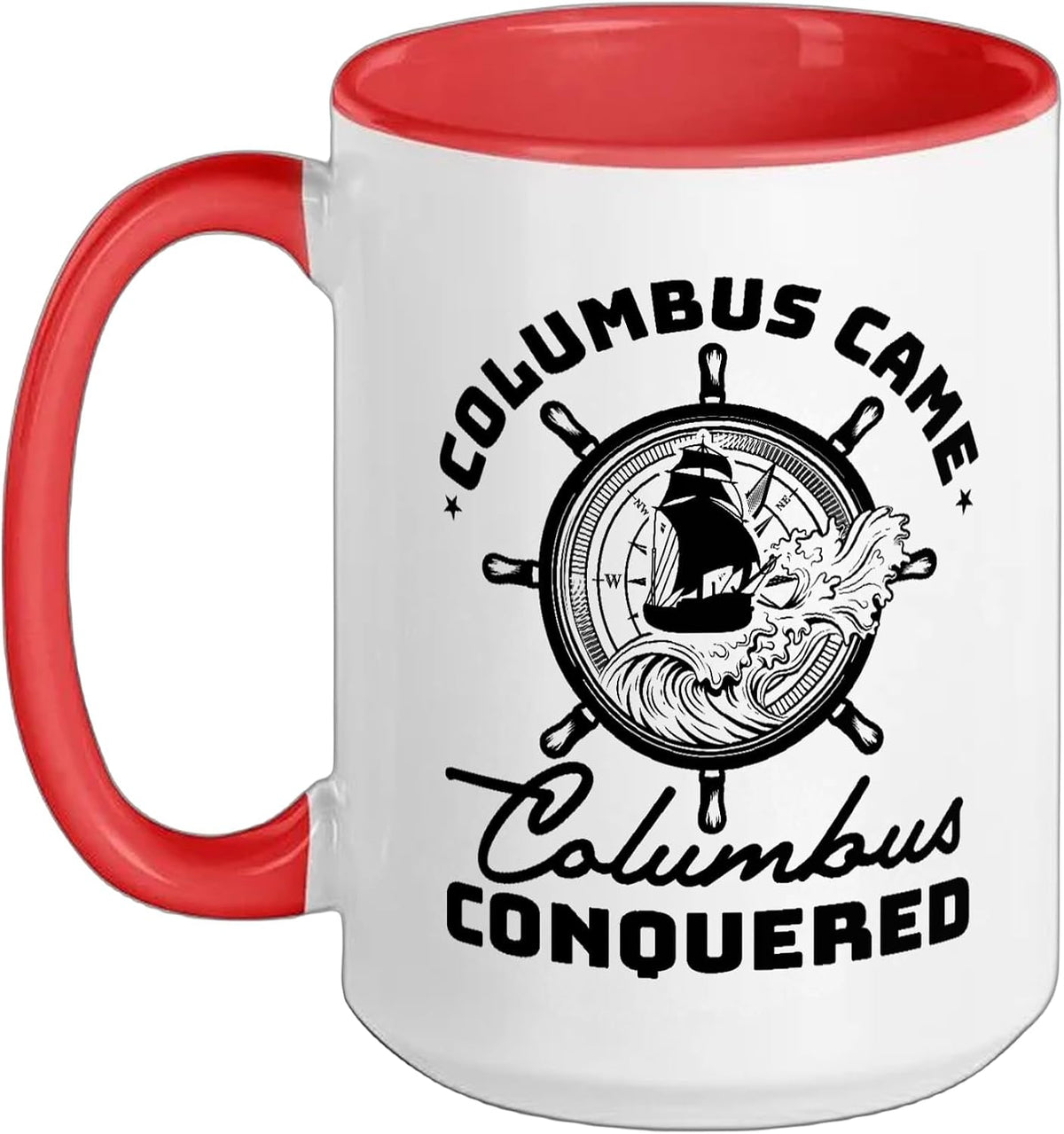 Christopher Columbus Italian American Happy Columbus Day Ceramic Mug