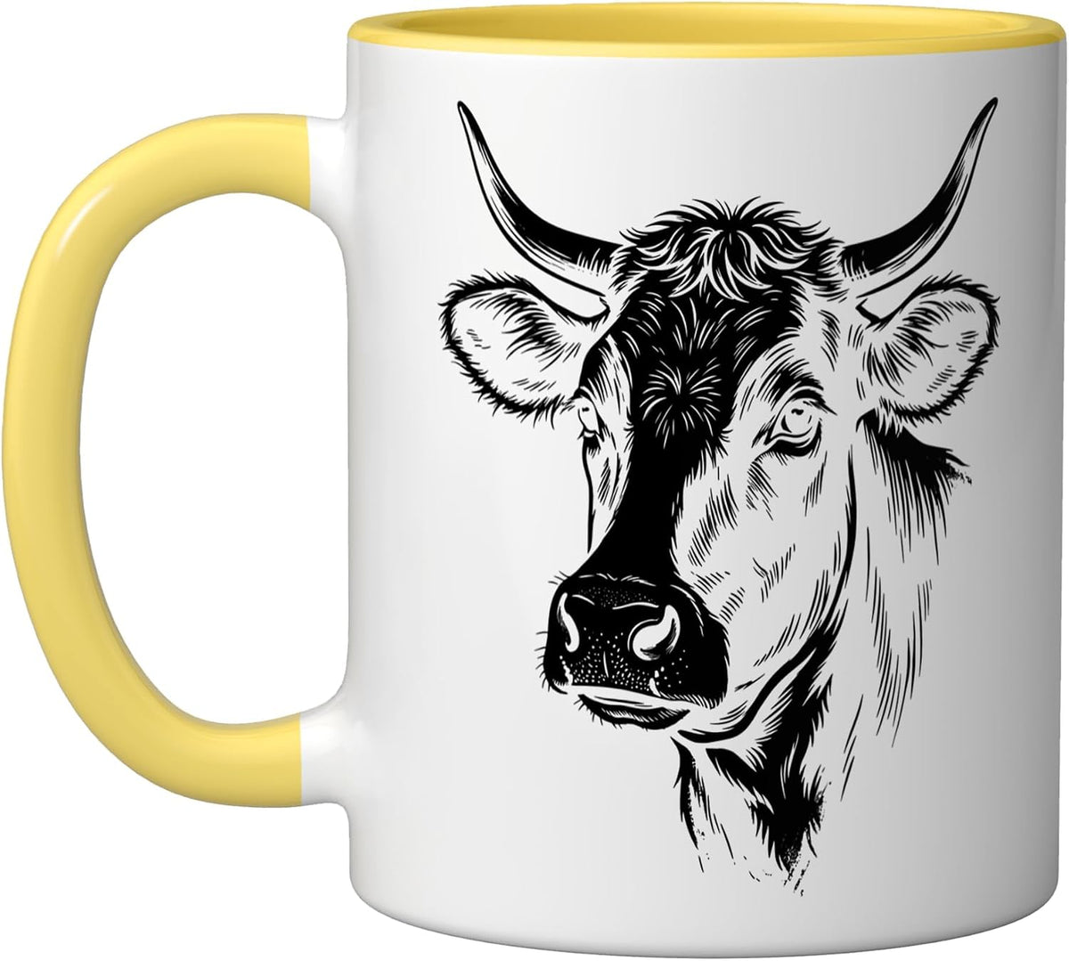 Cow Illustration Ceramic Mug
