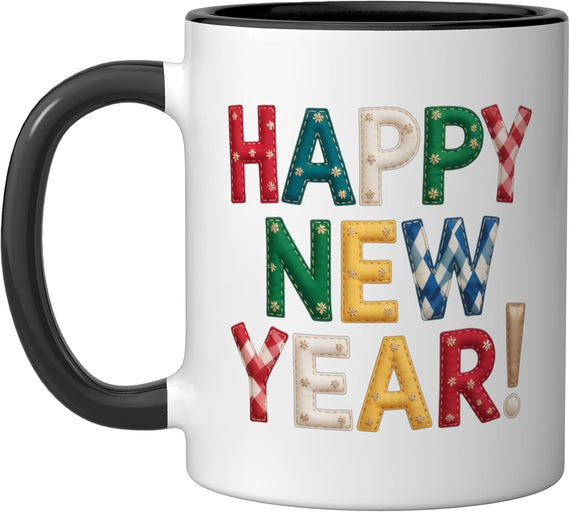 Artistic New Year Ceramic Mug