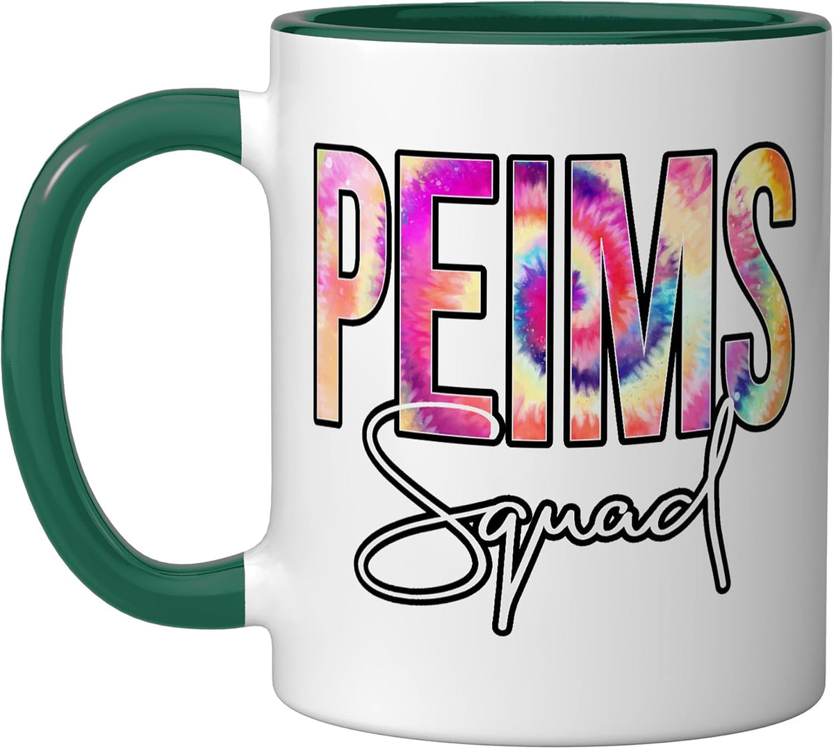 Peims Squad Tie Dye Back To School Women Appreciation Ceramic Mug