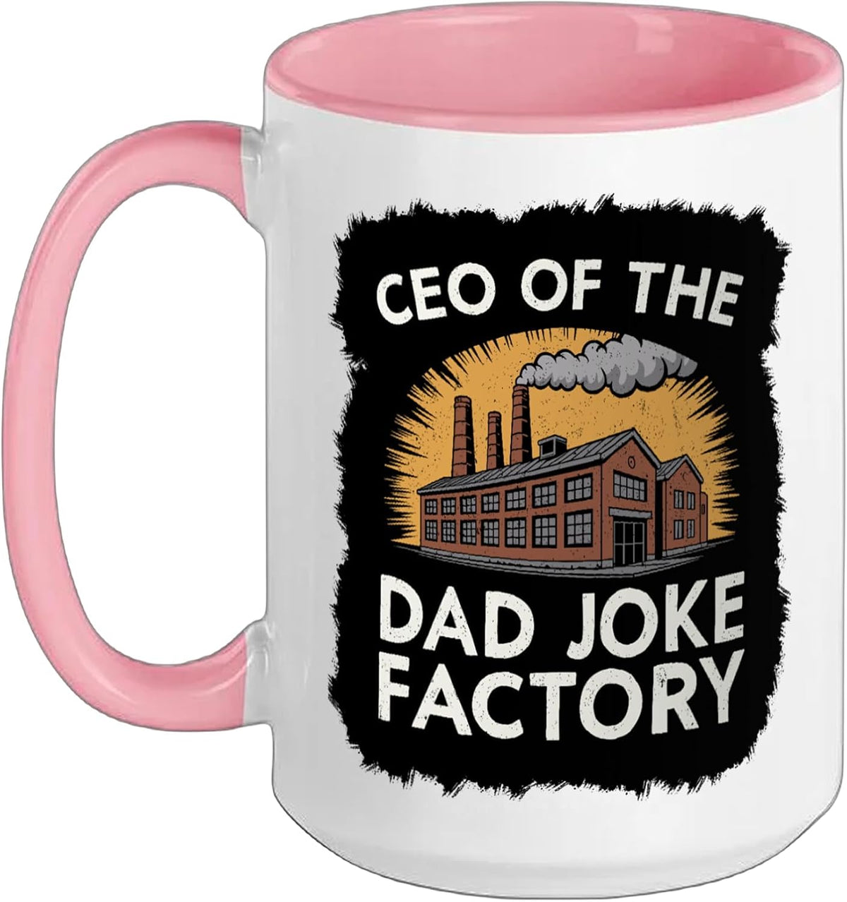 Ceo Of The Dad Joke Factory Funny Saying Mens Dad Humor Ceramic Mug