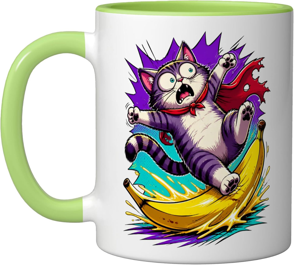 Cat Motif Art Design Gifts Cute Kitten Ceramic Mug