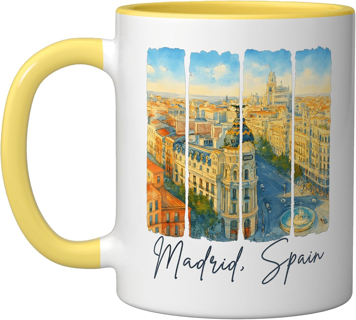 Madrid Spain Spanish Summer Ceramic Mug