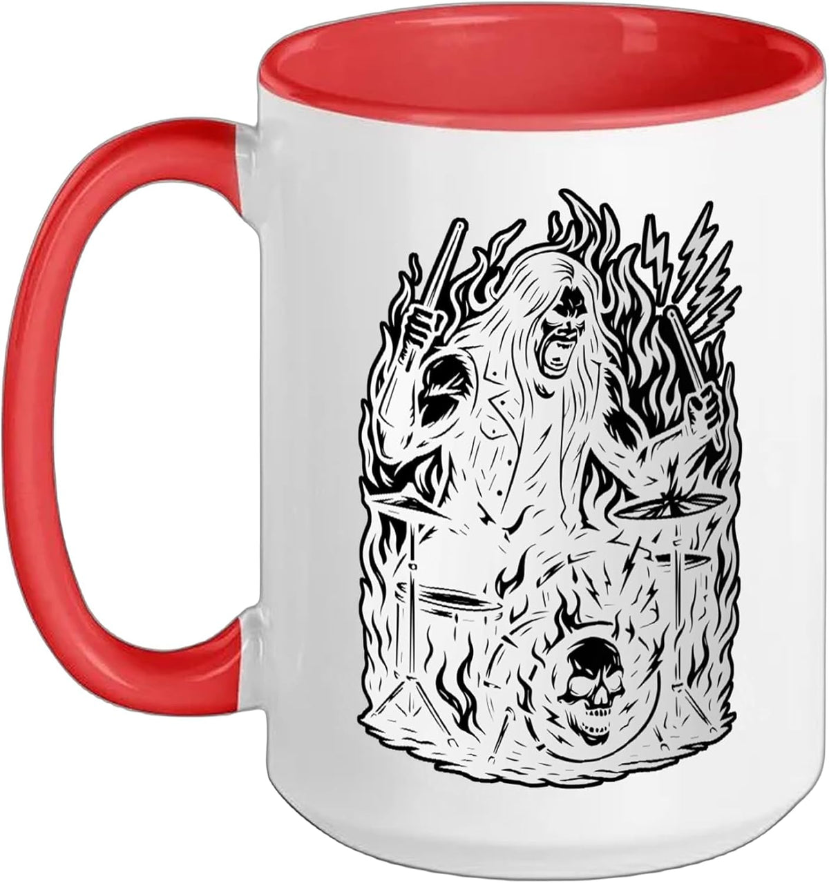 Drummer Drums Accessories Music Drummer Ceramic Mug