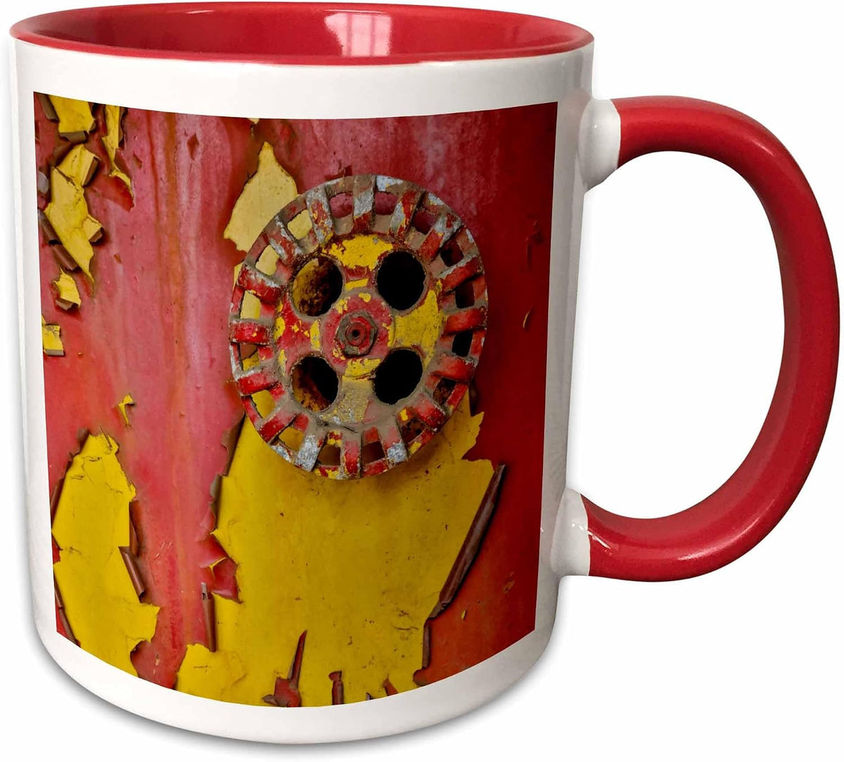 Usa Oregon Tillamook Old Fire Truck Colorful Ceramic Mug