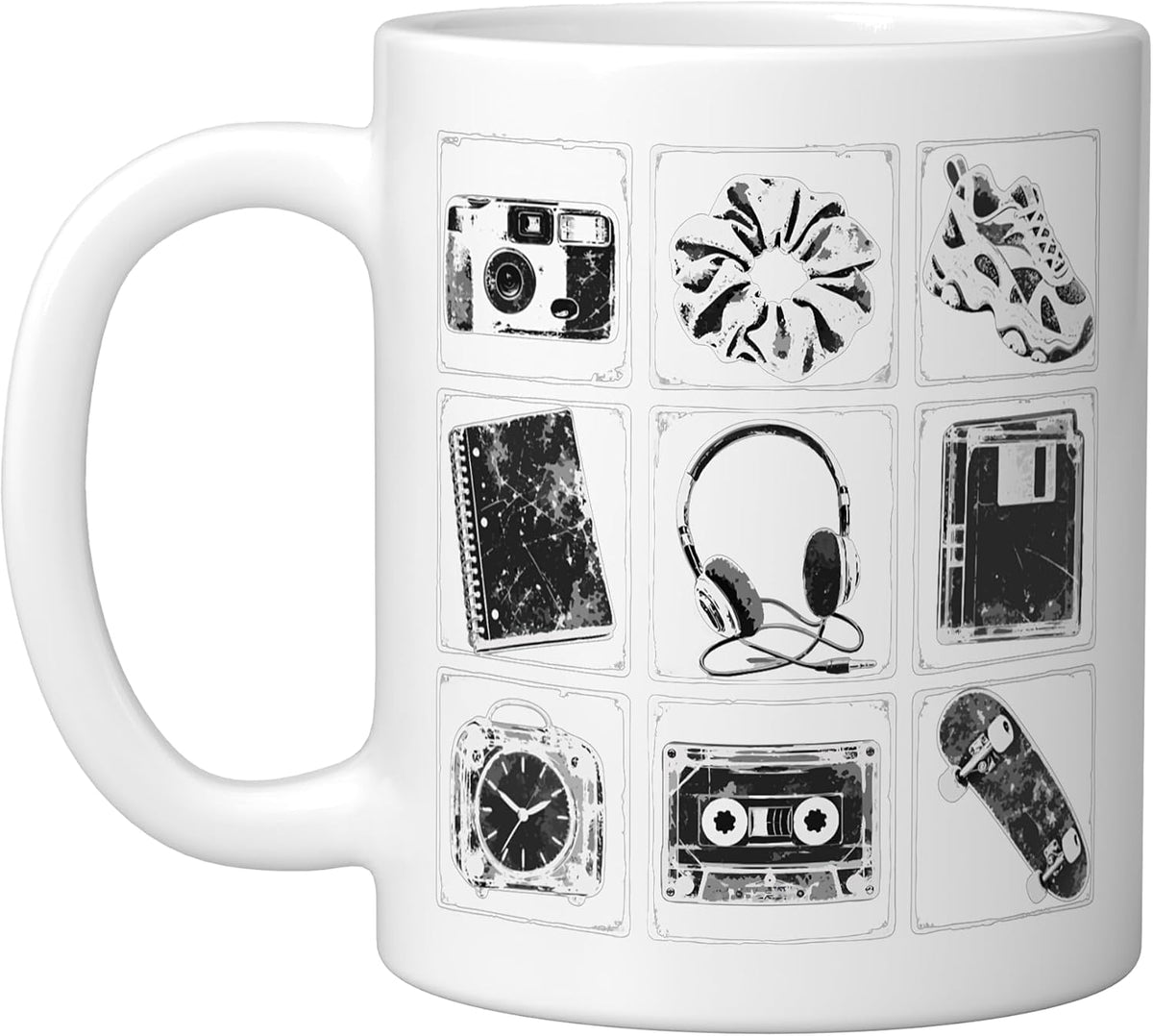 Vintage 90s 80s Nostalgia Grunge Aesthetic Pop Culture Ceramic Mug