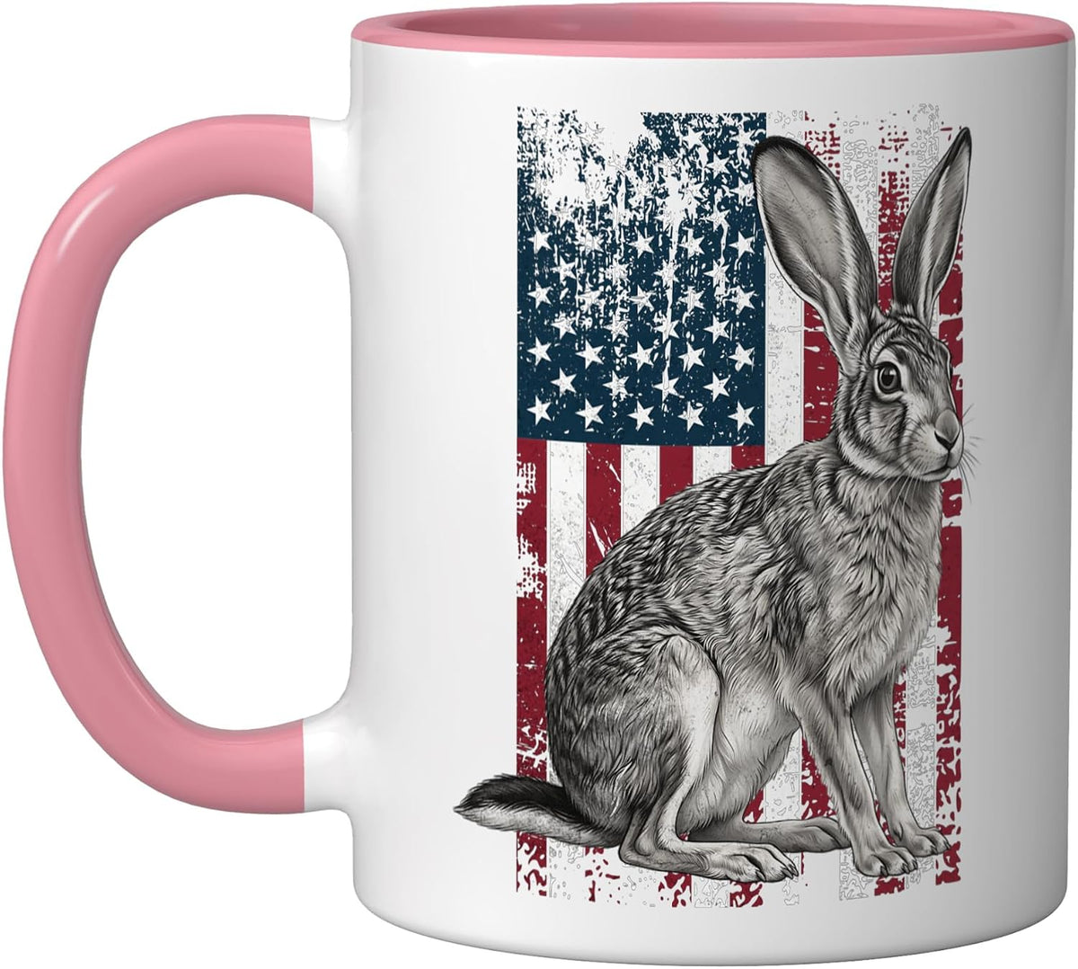American Jackrabbit Rabbit Us Jackrabbit Rabbit Ceramic Mug