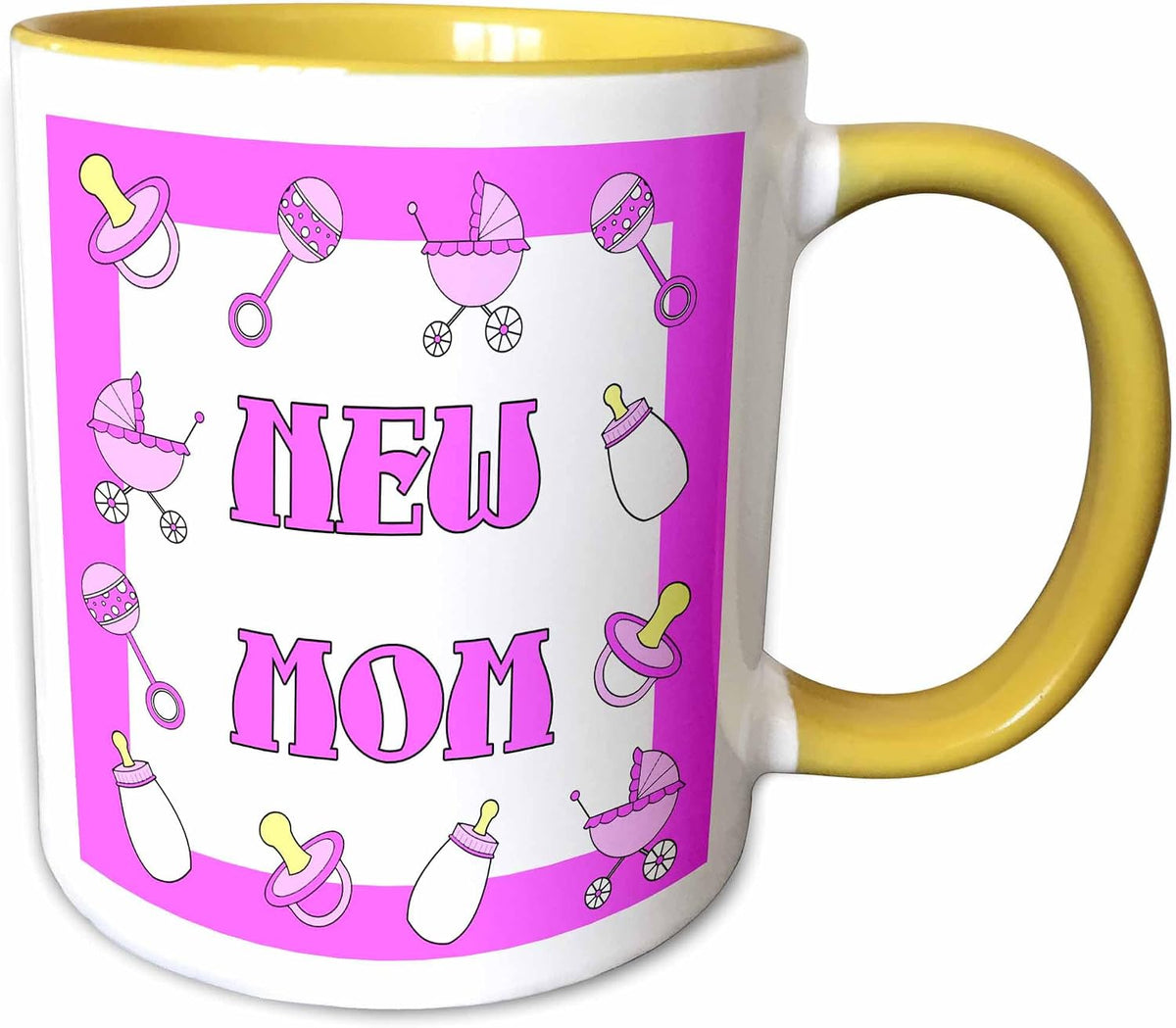 New Mom Gifts Purple Baby Girl Christmas Ceramic Mug