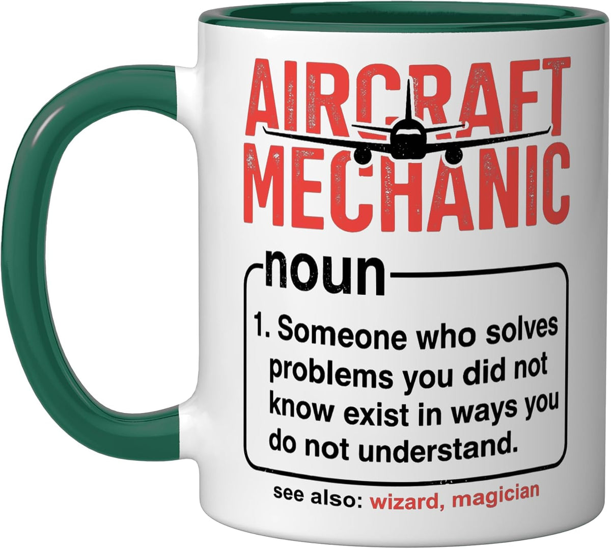 Aircraft Mechanic Aviation Technician Ceramic Mug